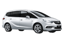 Car Hire Earley - Vauxhall Zafira 5 + 2 - Minibus hire Earley